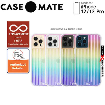 Case Mate Tough Groove with MicroPel for iPhone 12 - 12 Pro  5G 6.1" - Irisdescent (Barcode: 846127196192 )