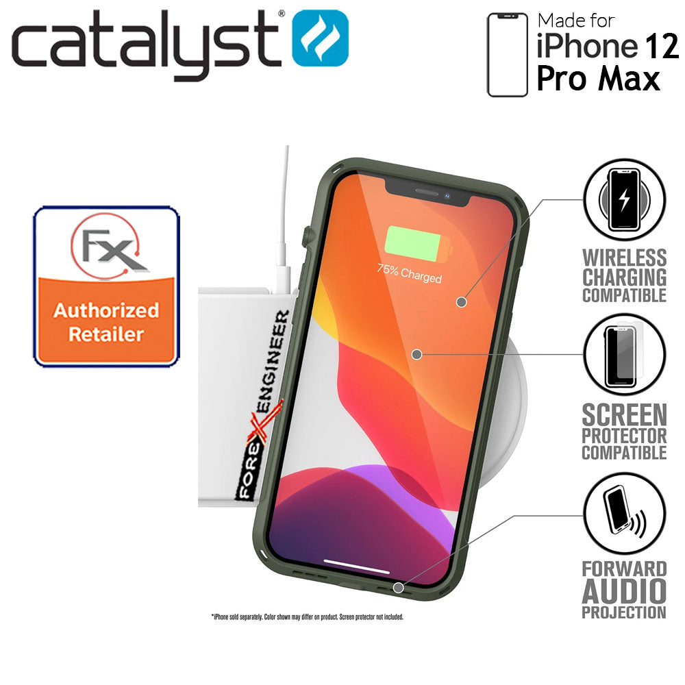 Catalyst Vibe for iPhone 12 Pro Max 5G 6.7" - Army Green (Barcode : 840625106707 )