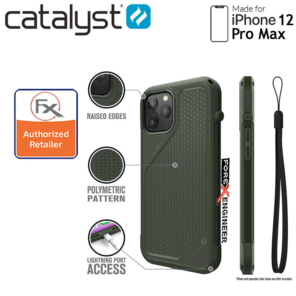 Catalyst Vibe for iPhone 12 Pro Max 5G 6.7" - Army Green (Barcode : 840625106707 )