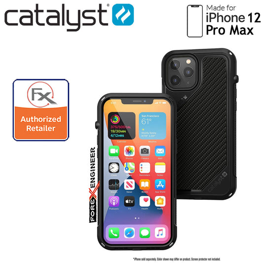 [RACKV2_CLEARANCE] Catalyst Vibe for iPhone 12 Pro Max 5G 6.7" - Stealth Black (Barcode : 840625106691 )