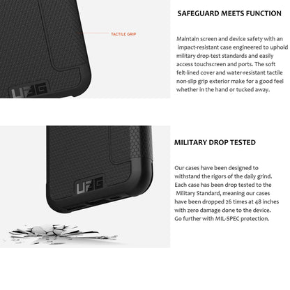 UAG Metropolis Folio for iPhone 13 Pro 5G 6.1" - Kevlar Black