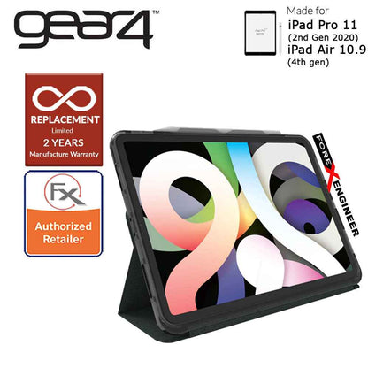 Gear4 Brompton + Folio for iPad Air 10.9" ( 5th - 4th Gen )  ( 2022 - 2020 ) - iPad Pro 11 (2nd Gen 2020)  - Smoke Color (Barcode : 840056132948 )