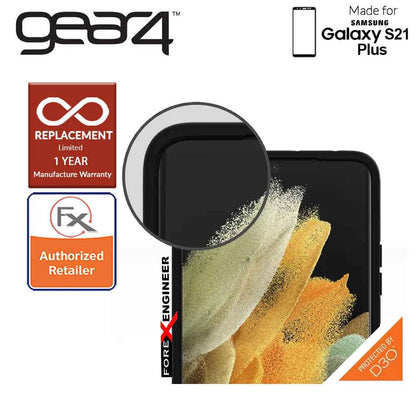 Gear4 Denali for Samsung Galaxy S21 Plus - D3O Material Technology - Drop Resistant Up to 4 meters - Black (Barcode : 840056108530 )