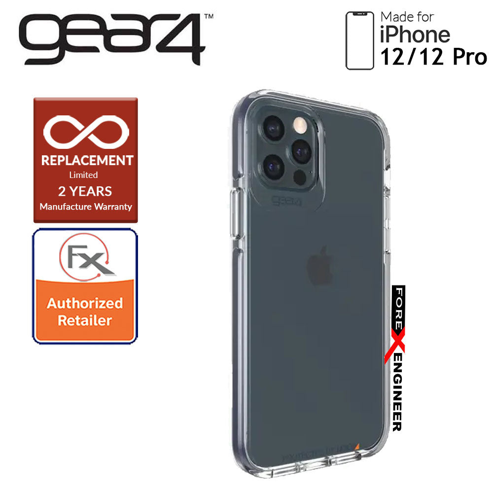 Gear4 Piccadilly for iPhone 12 - 12 Pro  5G 6.1" - D3O Material Technology - Drop Resistant Up to 4 meters (Blue) (Barcode : 840056128026 )