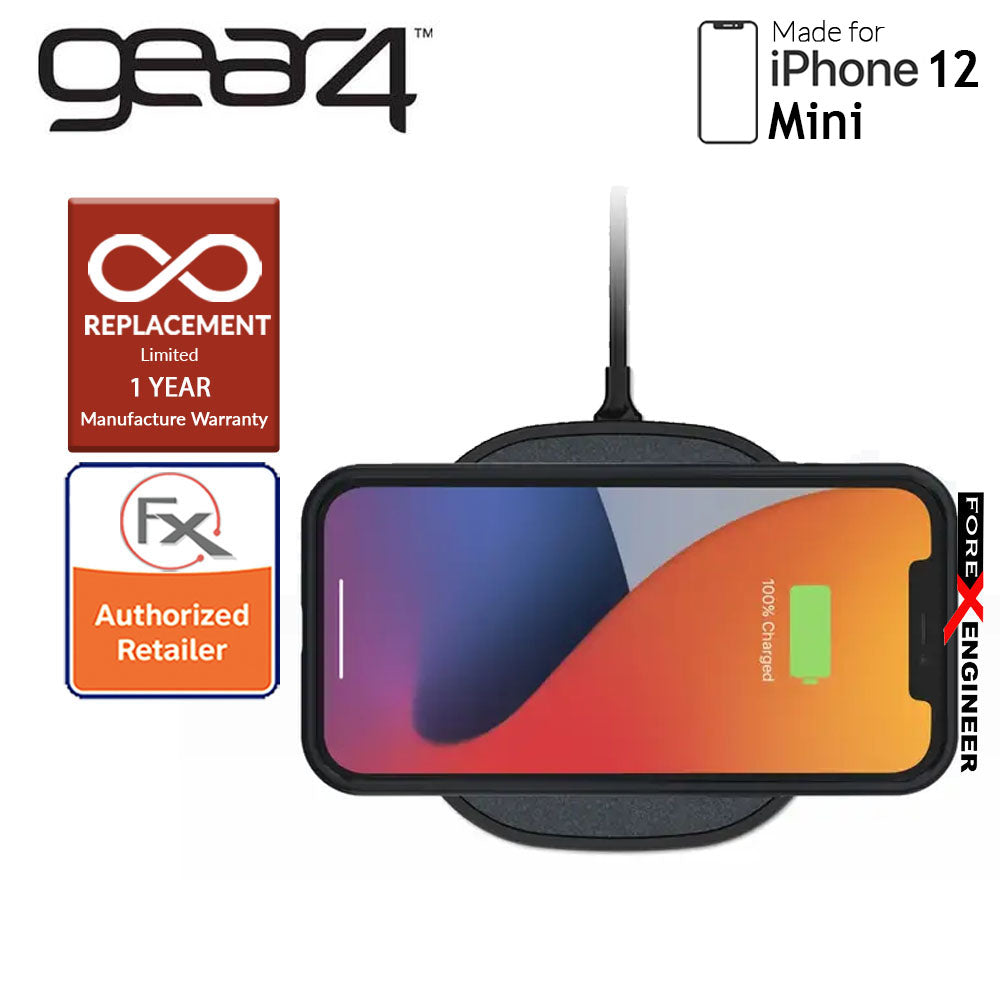 Gear4 Rio Snap for iPhone 12 Mini 5G 5.4" - D3O Material Technology - Drop Resistant Up to 4 meters - Black (Barcode : 840056138155 )