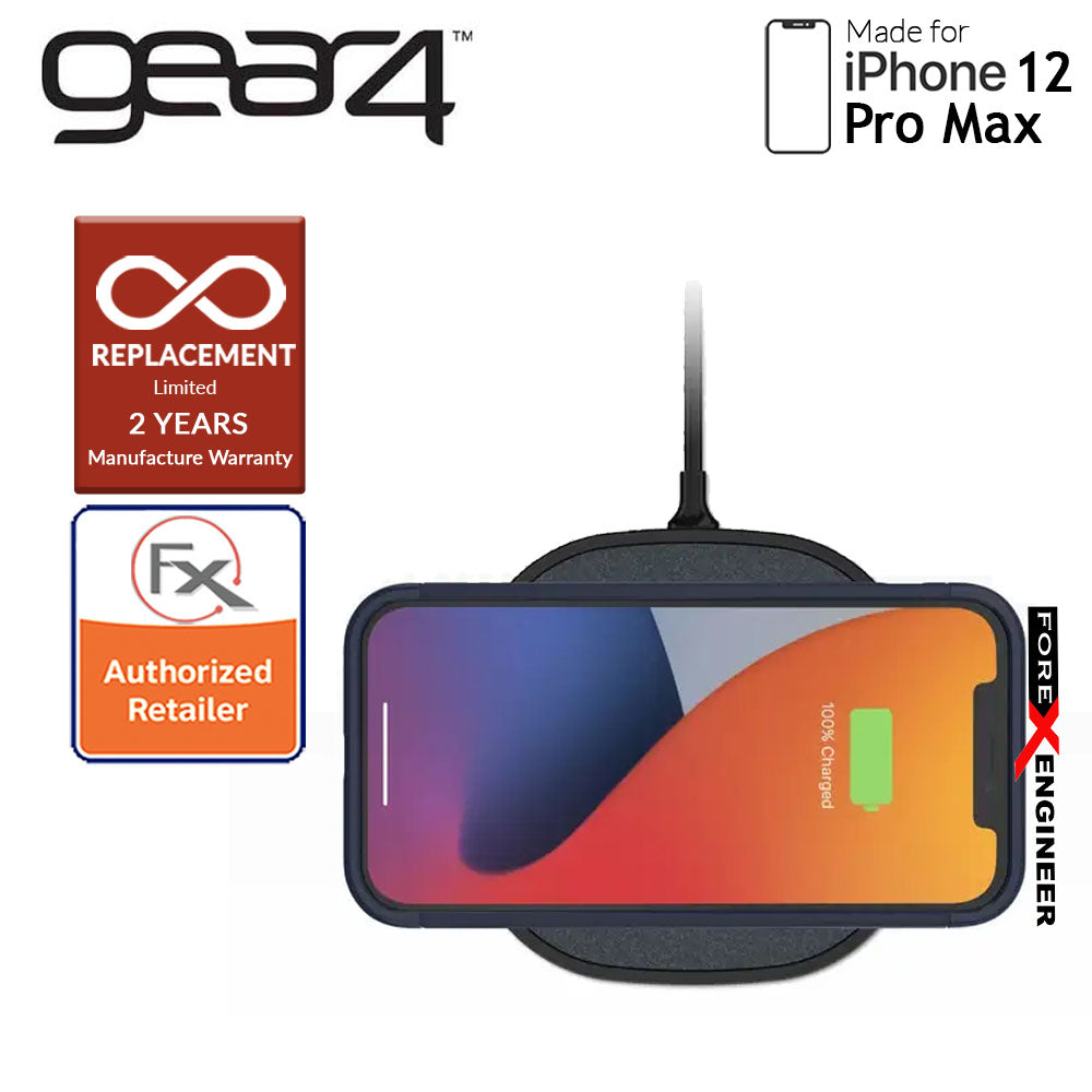 Gear4 Wembley Palette for iPhone 12 Pro Max 5G 6.7" - D3O Material Technology & Drop Resistant Up to 4 meters - Smoke (Barcode : 840056128170 )