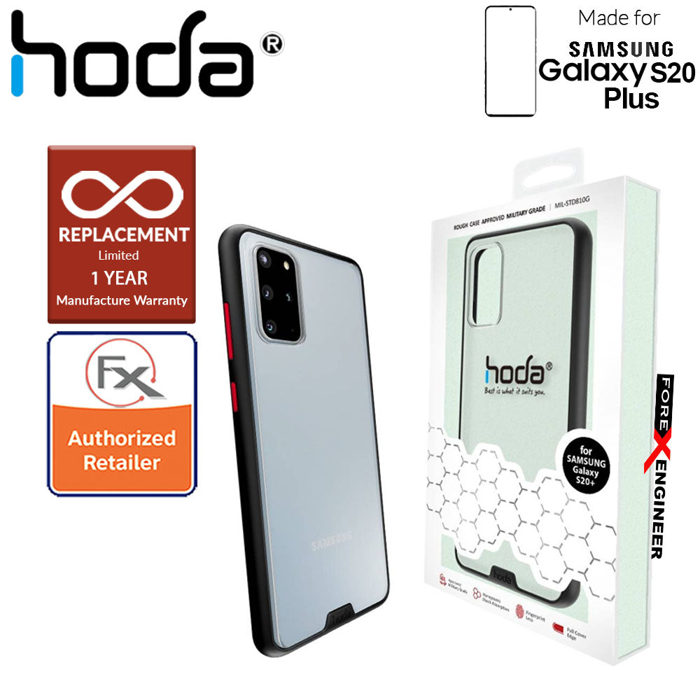 Hoda Rough Military Case for Samsung Galaxy S20+ - S20 Plus - Military Drop Protection ( Black ) ( Barcode: 4713381516164 )
