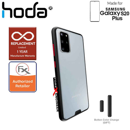Hoda Rough Military Case for Samsung Galaxy S20+ - S20 Plus - Military Drop Protection ( Black ) ( Barcode: 4713381516164 )