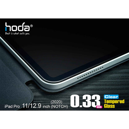 [RACKV2_CLEARANCE] Hoda Screen Protector for iPad Pro 12.9 (3rd - 5th Gen) (2018 - 2021) (Notch) M1 Chip - 0.33mm Full Coverage Tempered Glass - Clear (Barcode: 4713381516539 )