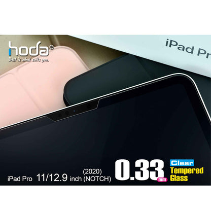 [RACKV2_CLEARANCE] Hoda Screen Protector for iPad Pro 12.9 (3rd - 5th Gen) (2018 - 2021) (Notch) M1 Chip - 0.33mm Full Coverage Tempered Glass - Clear (Barcode: 4713381516539 )