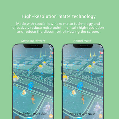 [RACKV2_CLEARANCE] Hoda Tempered Glass for iPhone 12 Pro Max - 0.5D 0.33mm Full Coverage ( with Helper ) - Blue Light Filter Matte (Barcode: 4713381519578 )