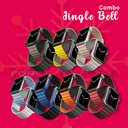 [Jingle Bell COMBO] UNIQ Revix Strap + SwitchEasy Colors Case Apple Watch ( 45mm - 44mm - 41mm - 40mm )