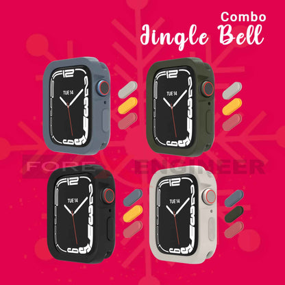 [Jingle Bell COMBO] UNIQ Revix Strap + SwitchEasy Colors Case Apple Watch ( 45mm - 44mm - 41mm - 40mm )