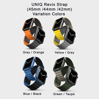 [Jingle Bell COMBO] UNIQ Revix Strap + SwitchEasy Colors Case Apple Watch ( 45mm - 44mm - 41mm - 40mm )