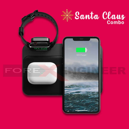 [Santa Claus COMBO] Nomad Base Station Apple Watch V2 + Otterbox Premium USB-C to Lightning (Barcode: 856500018256 + 840104218228 )