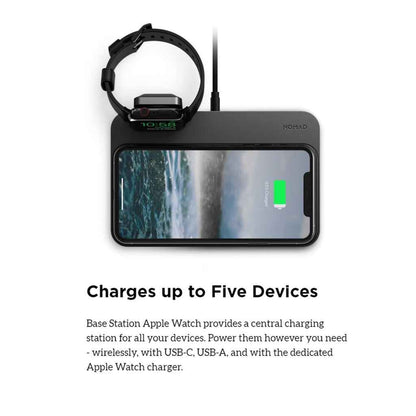 [Santa Claus COMBO] Nomad Base Station Apple Watch V2 + Otterbox Premium USB-C to Lightning (Barcode: 856500018256 + 840104218228 )