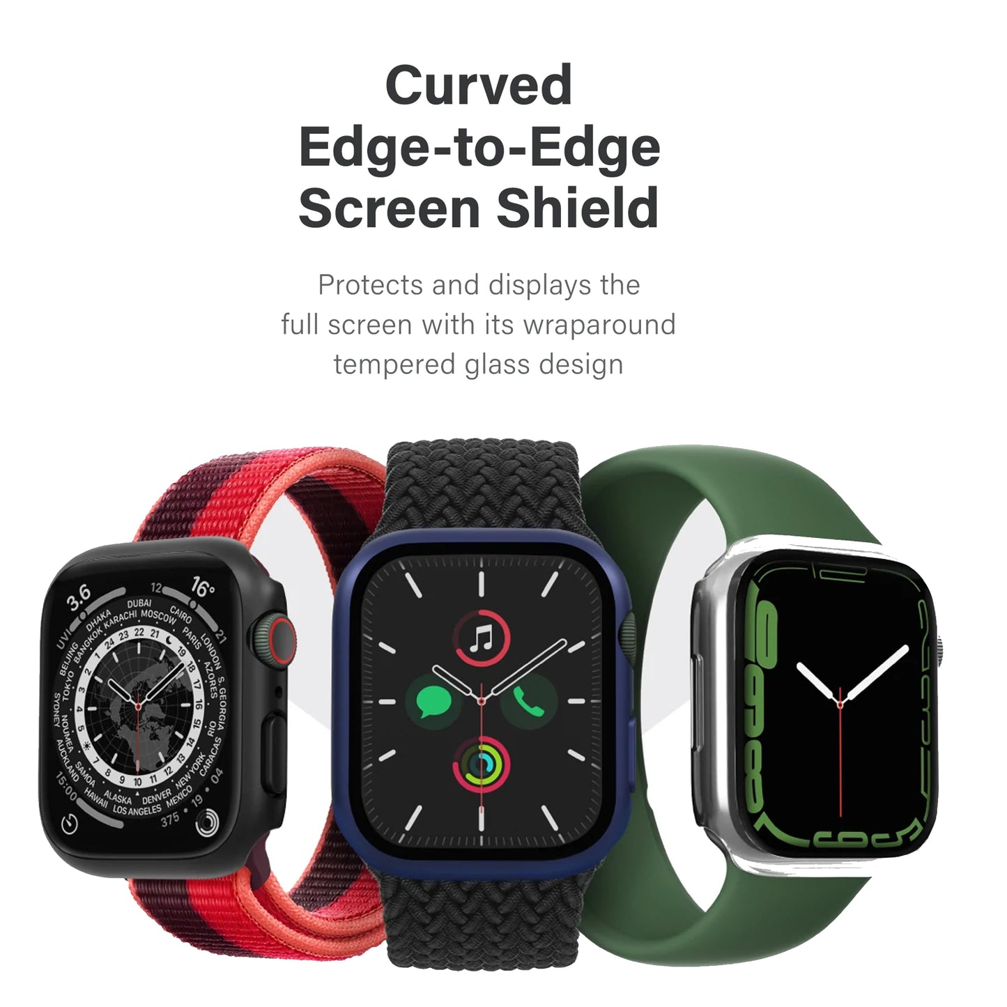 UNIQ Legion Case for Apple Watch Series 7 ( 45mm ) - Black (Barcode: 8886463679425 )