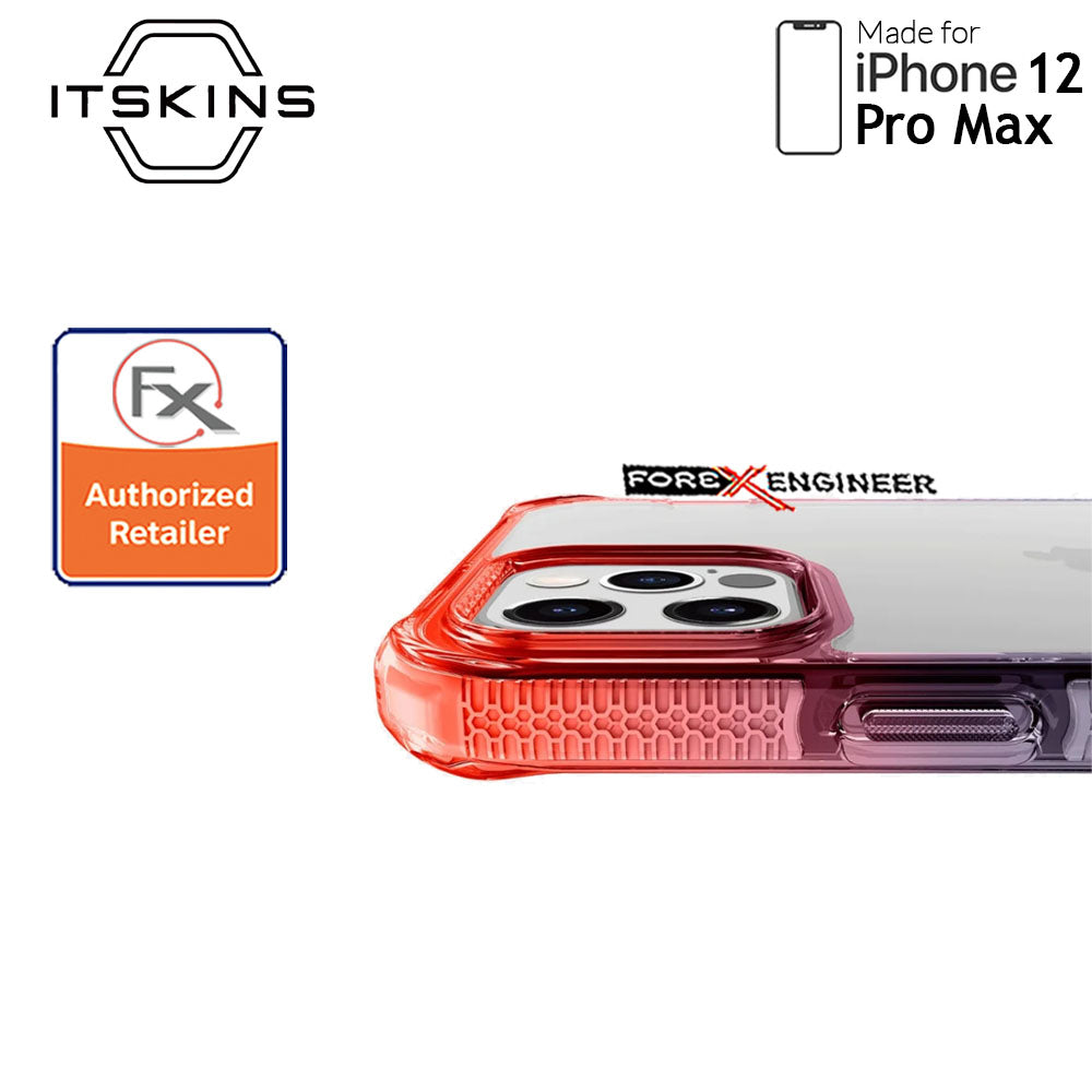 ITSkins Supreme Prism for iPhone 12 Pro Max 5G 6.7" -  Coral Black Color (Barcode: 4894465695279 )