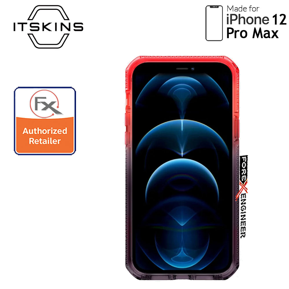 ITSkins Supreme Prism for iPhone 12 Pro Max 5G 6.7" -  Coral Black Color (Barcode: 4894465695279 )