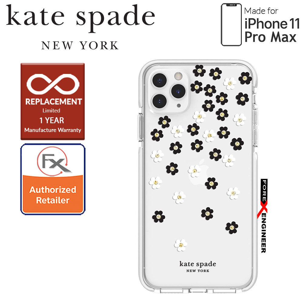 Kate Spade Protective Hardshell for iPhone 11 Pro Max ( Scattered Flowers ) ( Barcode : 191058101105 )