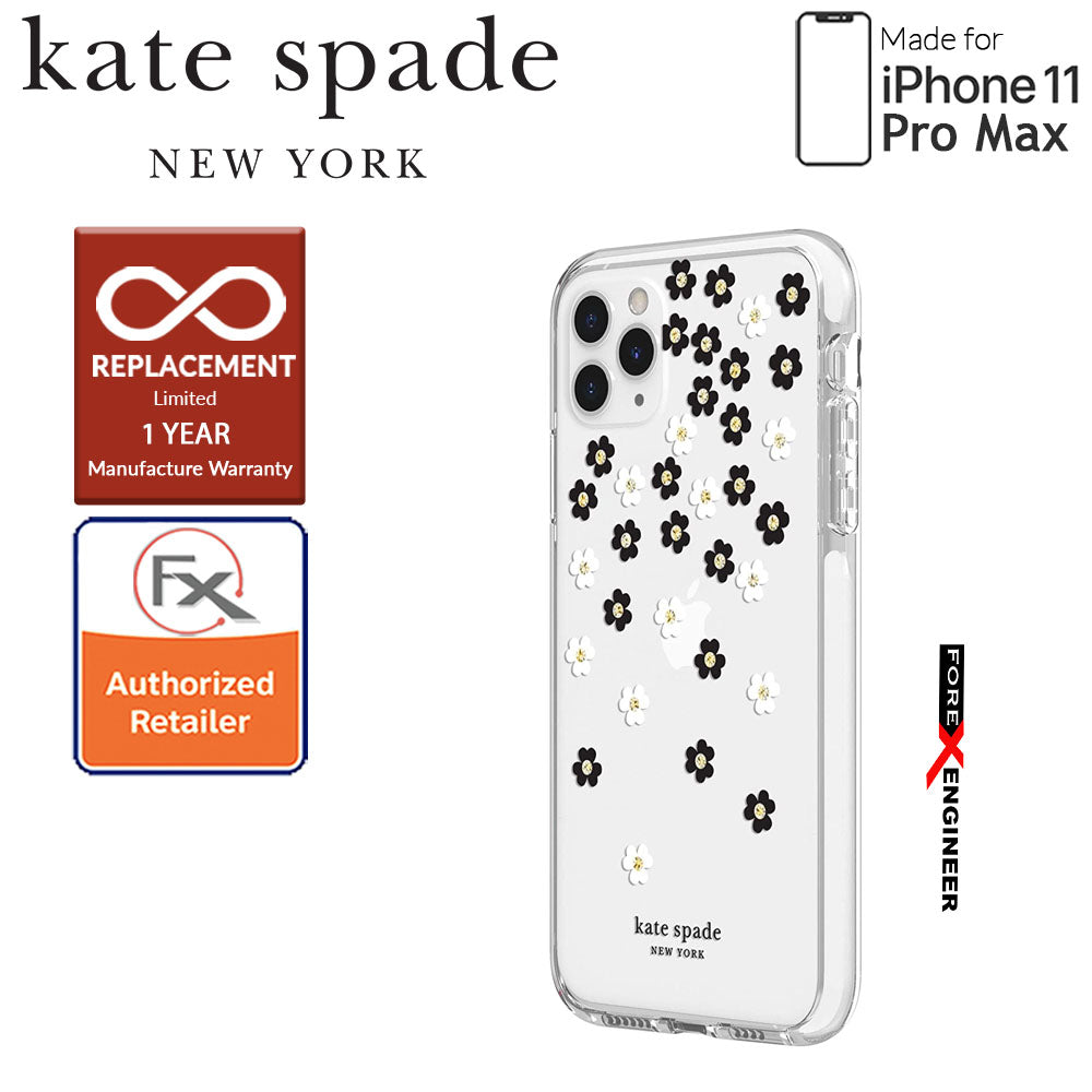 Kate Spade Protective Hardshell for iPhone 11 Pro Max ( Scattered Flowers ) ( Barcode : 191058101105 )