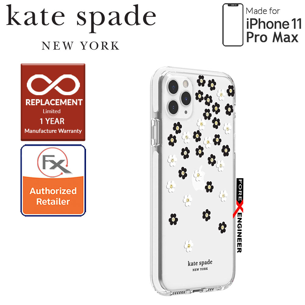 Kate Spade Protective Hardshell for iPhone 11 Pro Max ( Scattered Flowers ) ( Barcode : 191058101105 )