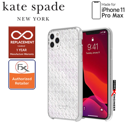 Kate Spade Protective Hardshell for iPhone 11 Pro Max ( Spade Flower ) ( Barcode : 191058102522 )