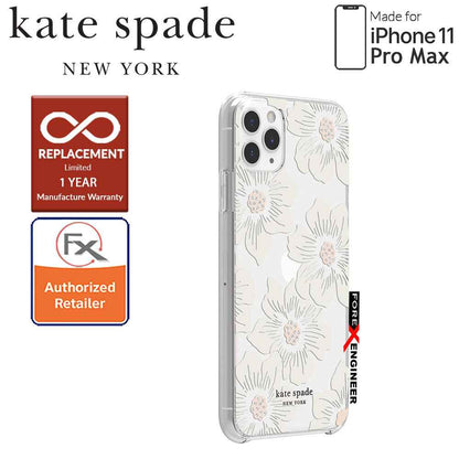 Kate Spade Protective Hardshell for iPhone 11 Pro Max ( Hollyhock ) ( Barcode : 191058101013 )