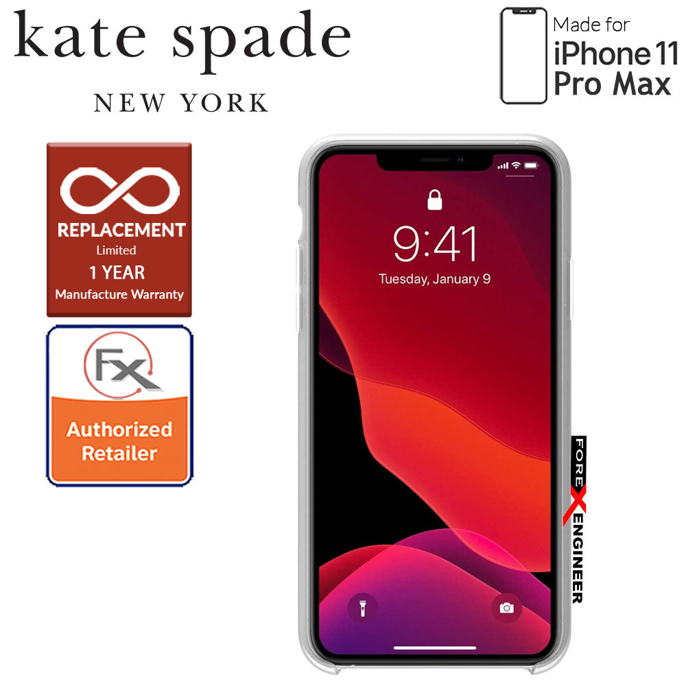 Kate Spade Protective Hardshell for iPhone 11 Pro Max ( Hollyhock ) ( Barcode : 191058101013 )