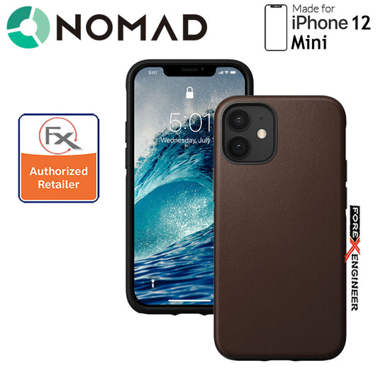 Nomad Rugged Case for iPhone 12 MINI 5.4" ( Rustic Brown ) ( Barcode : 856500019222 )