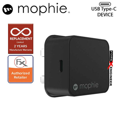 [RACKV2_CLEARANCE] Mophie Wall Adapter USB-C PD 18W - Black (Barcode : 848467093902 )