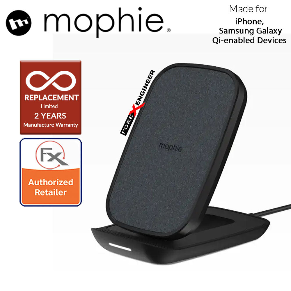 Mophie Wireless Charging Stand ( Fabric ) 10W sleek and adjustable ( Barcode : 840056104860 )