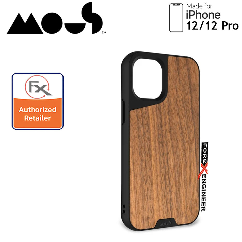 Mous Limitless 3.0 for iPhone 12 - 12 Pro 5G 6.1" - Air Shock High Impact Material Case -  Walnut (Barcode : 5060624483875 )