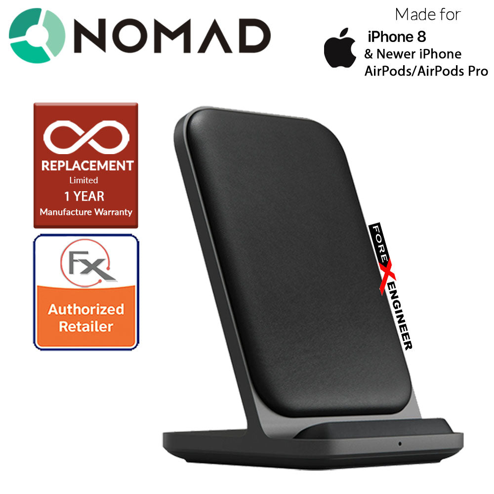 Nomad Base Station Stand Edition - 10W wireless charging - Black ( Barcode: 856500018294 )