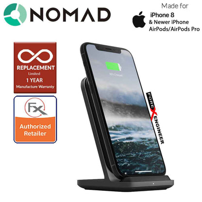 Nomad Base Station Stand Edition - 10W wireless charging - Black ( Barcode: 856500018294 )