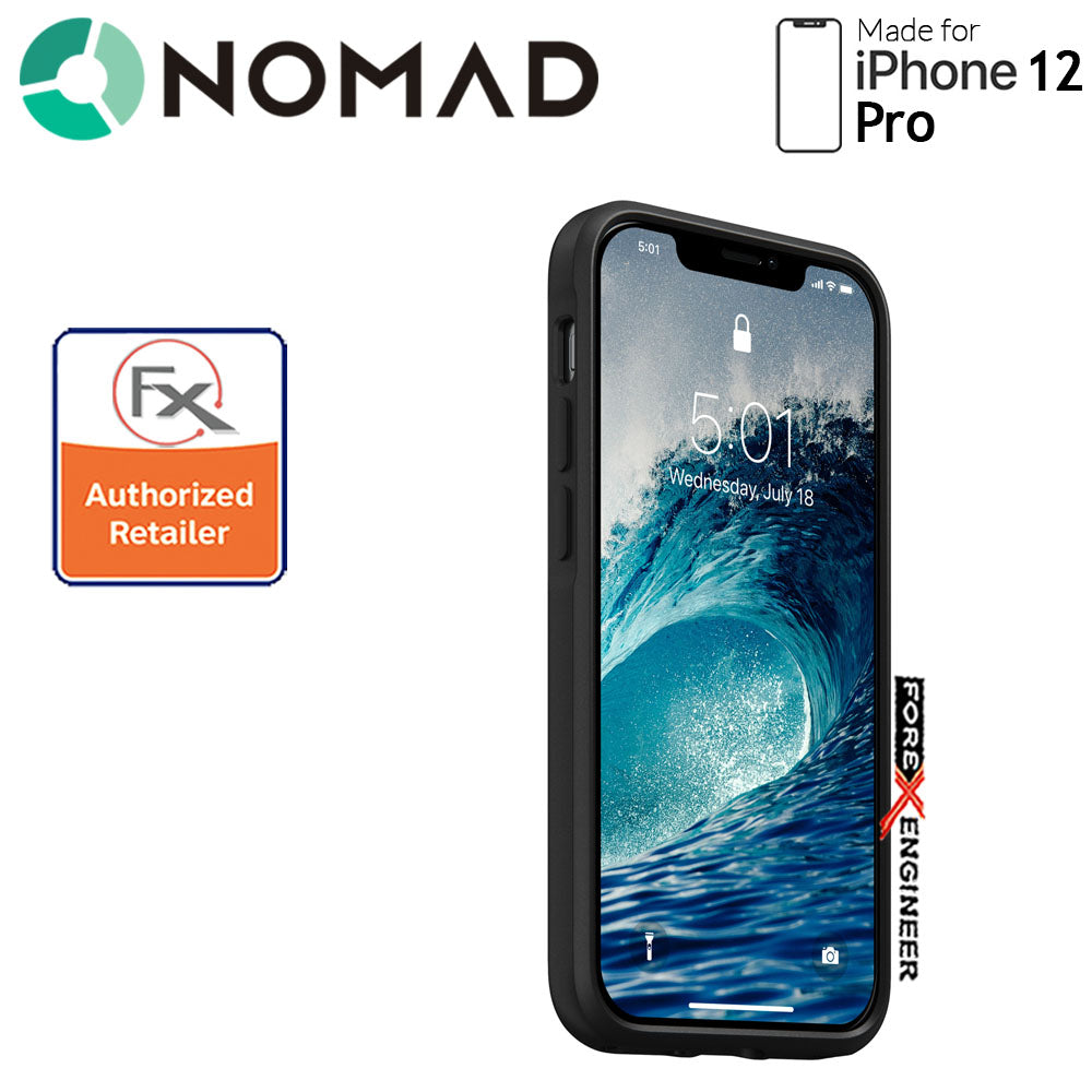 Nomad Rugged Case for iPhone 12 - 12 Pro 6.1" ( Black ) ( Barcode : 856500019208 )