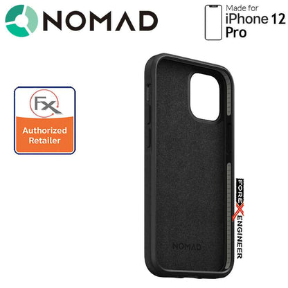 Nomad Rugged Case for iPhone 12 - 12 Pro 6.1" ( Black ) ( Barcode : 856500019208 )