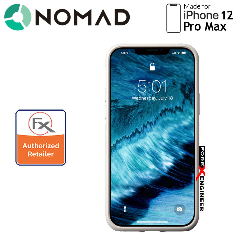 [ONLINE EXCLUSIVE] Nomad Rugged Case for iPhone 12 Pro Max 5G 6.7"  - Natural ( Barcode : 856500019468 )