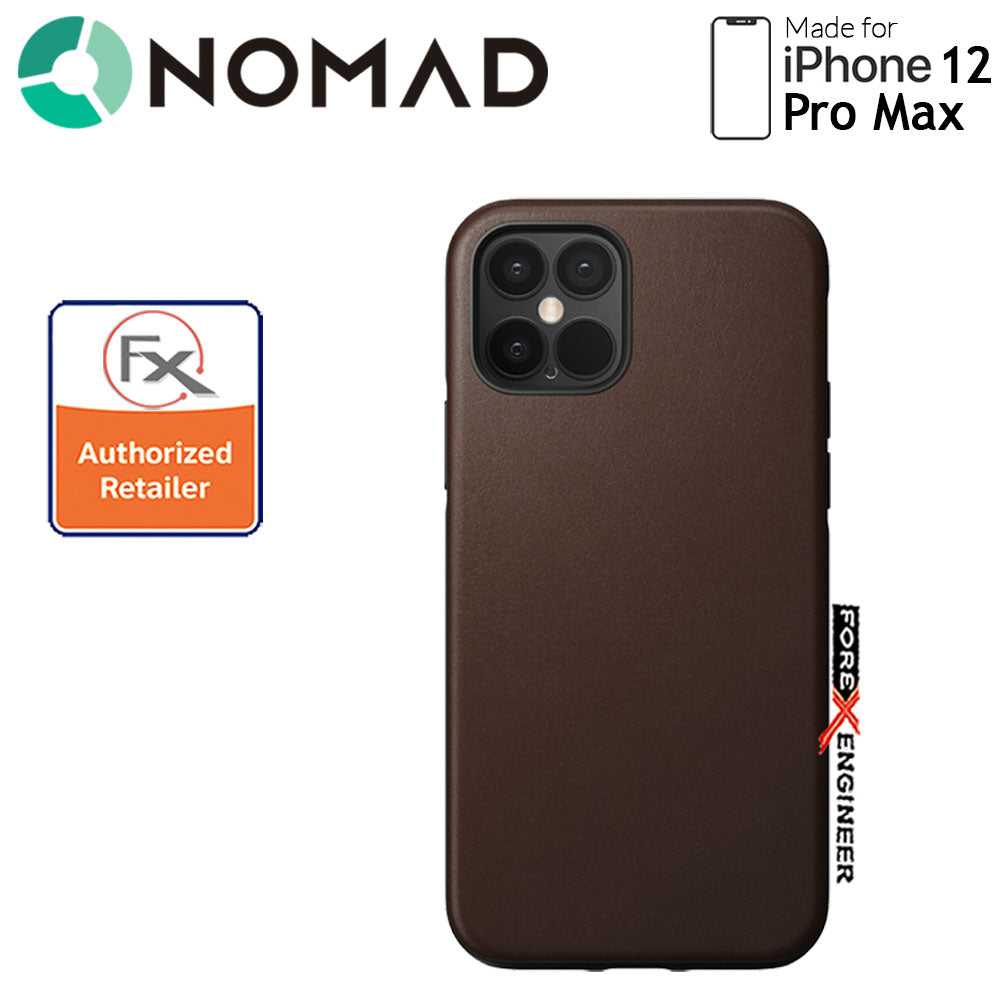 Nomad Rugged Case for iPhone 12 Pro Max 6.7" ( Rustic Brown ) ( Barcode : 856500019253)