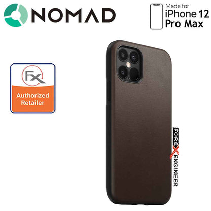 Nomad Rugged Case for iPhone 12 Pro Max 6.7" ( Rustic Brown ) ( Barcode : 856500019253)
