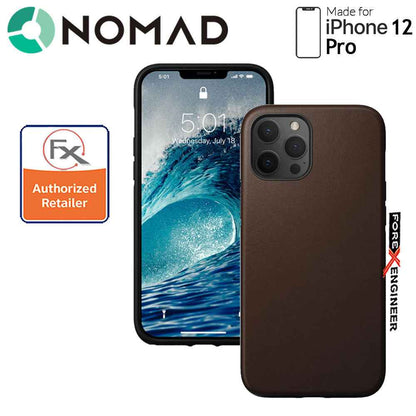 [RACKV2_CLEARANCE] Nomad Rugged Case for iPhone 12 - 12 Pro 6.1" ( Rustic Brown ) ( Barcode : 856500019246 )