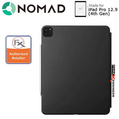 Nomad Rugged Folio for iPad Pro 12.9 inch ( 2020 ) 4th Gen ( Dark Grey ) ( Barcode : 856500019291 )