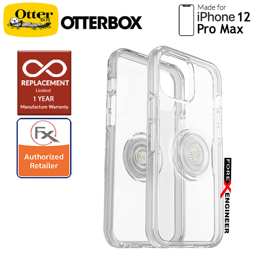 OTTER + POP Symmetry Clear for iPhone 12 Pro Max 5G 6.7" - Clear (Barcode : 840104220054 )