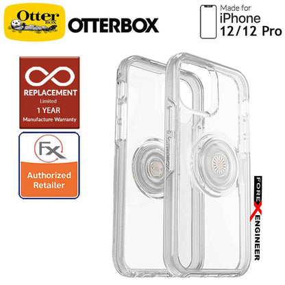OTTER + POP Symmetry Clear for iPhone 12 - iPhone 12 Pro 5G 6.1" - Clear (Barcode : 840104219942 )