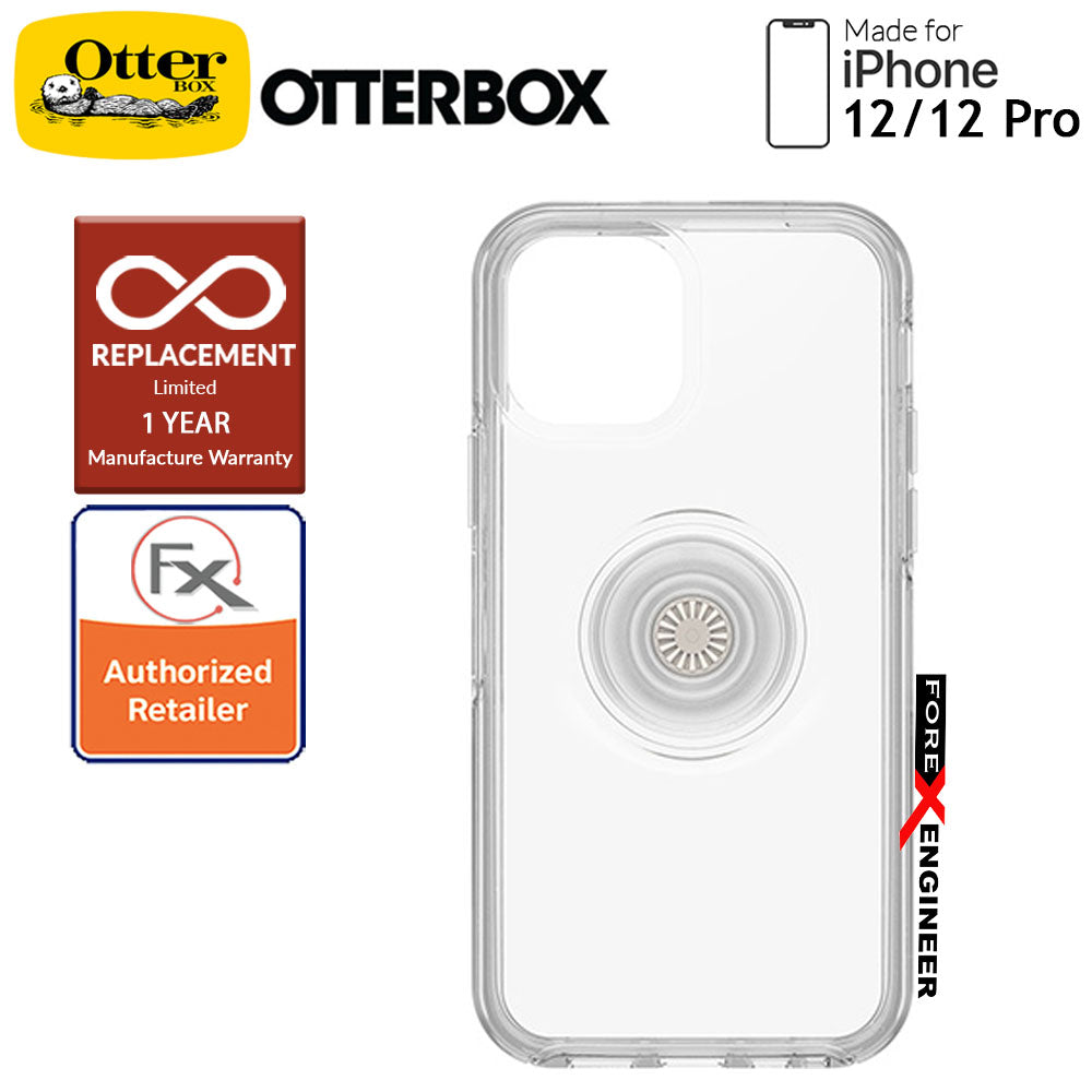 OTTER + POP Symmetry Clear for iPhone 12 - iPhone 12 Pro 5G 6.1" - Clear (Barcode : 840104219942 )