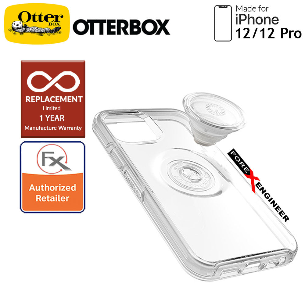 OTTER + POP Symmetry Clear for iPhone 12 - iPhone 12 Pro 5G 6.1" - Clear (Barcode : 840104219942 )