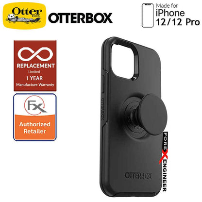 OTTER + POP Symmetry for iPhone 12 - iPhone 12 Pro 5G 6.1" - Black (Barcode : 840104216033 )
