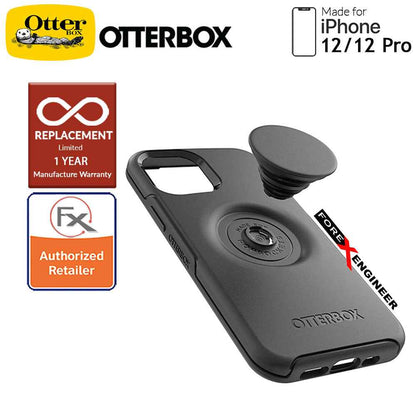 OTTER + POP Symmetry for iPhone 12 - iPhone 12 Pro 5G 6.1" - Black (Barcode : 840104216033 )