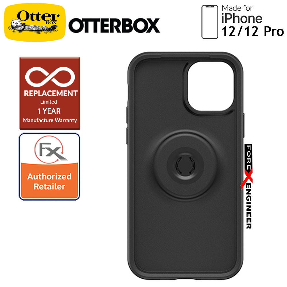 OTTER + POP Symmetry for iPhone 12 - iPhone 12 Pro 5G 6.1" - Black (Barcode : 840104216033 )