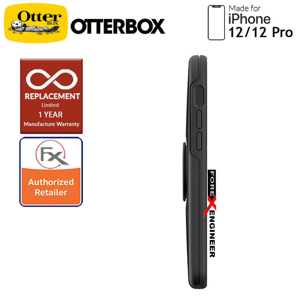 OTTER + POP Symmetry for iPhone 12 - iPhone 12 Pro 5G 6.1" - Black (Barcode : 840104216033 )